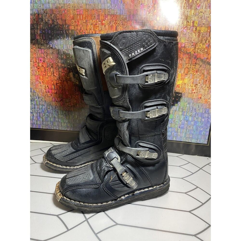 Heavy Duty ANSWER Motorcycle Boots Adult Size 8 - Picture 3 of 13
